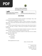 Modelo de Carta de Pedido de Apoio