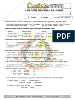 Examen 6 °primaria RESUELTO JUNIO CAN.