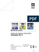 Manual de USO Uniclean PL II