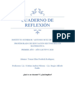 Cuaderno de Reflexion 