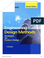 Engineering Design Methods - Strategies For Product Design Pages PDF