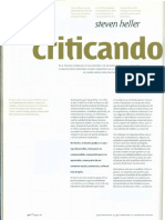 HELLER, S. (1998) - "Criticando La Crítica". en Revista Tipográfica No36. Junio de 1998. Buenos Aires.