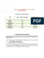 Punto Bajo Punto Alto Determinación de Costos