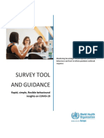 COVID 19 Survey Tool and Guidance PDF