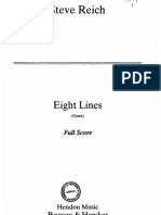 Reich - Eight Lines (For Octet, 1979) Editado PDF