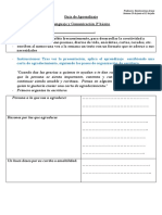 Guía de escritura de cartas de agradecimiento 2° básico