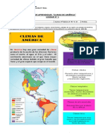 H4 Semana 6 Actividad 2. EL CLIMA DE AMÉRICA