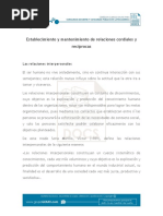 Documento - Establecimiento y Mantenimiento de Las Relaciones Cordiales y Recíprocas - NN32 PDF