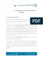 Documento - Establecimiento y Mantenimiento de Las Relaciones Cordiales y Recíprocas - NN32 PDF