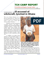 Women Still Accused of Witchcraft, Lynched in Ghana: Witch Camp Report