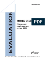 High Power Electrosurgery Review 2004 PDF