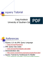 Xquery Tutorial: Craig Knoblock University of Southern California