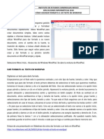 Cómo Asignar Formato A Un Texto en WordPad