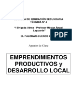 Emprendimientos Productivos y Desarrollo Local