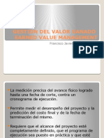 Gestion Del Valor Ganado Earned Value Management