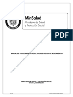 GRP-M01 Manual de Procedimientos Regulación de Precios de Medicamentos 