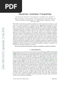 analog quantum computer CVQC