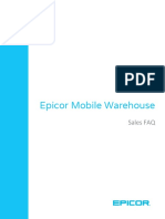 Epicor Mobile Warehouse Internal FAQ
