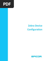 Zebra Device Configuration