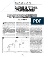 Amplificadores de Potencia para Transmisores (Radioarmador) - SE061