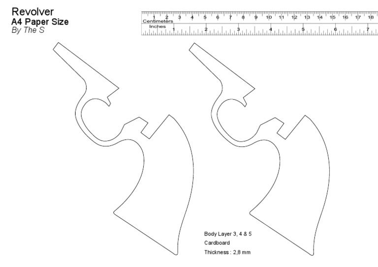 Revolver A4 Cardboard Specs | PDF