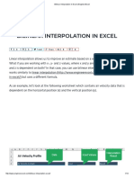 Bilinear Interpolation in Excel - EngineerExcel