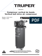 Compresor Vertical de Banda Vertical Belt Drive Air Compressor