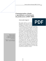 Comemorações, Rituais e Quotidianos Na Formação de Professores (1959-1989) - M J Mogarro