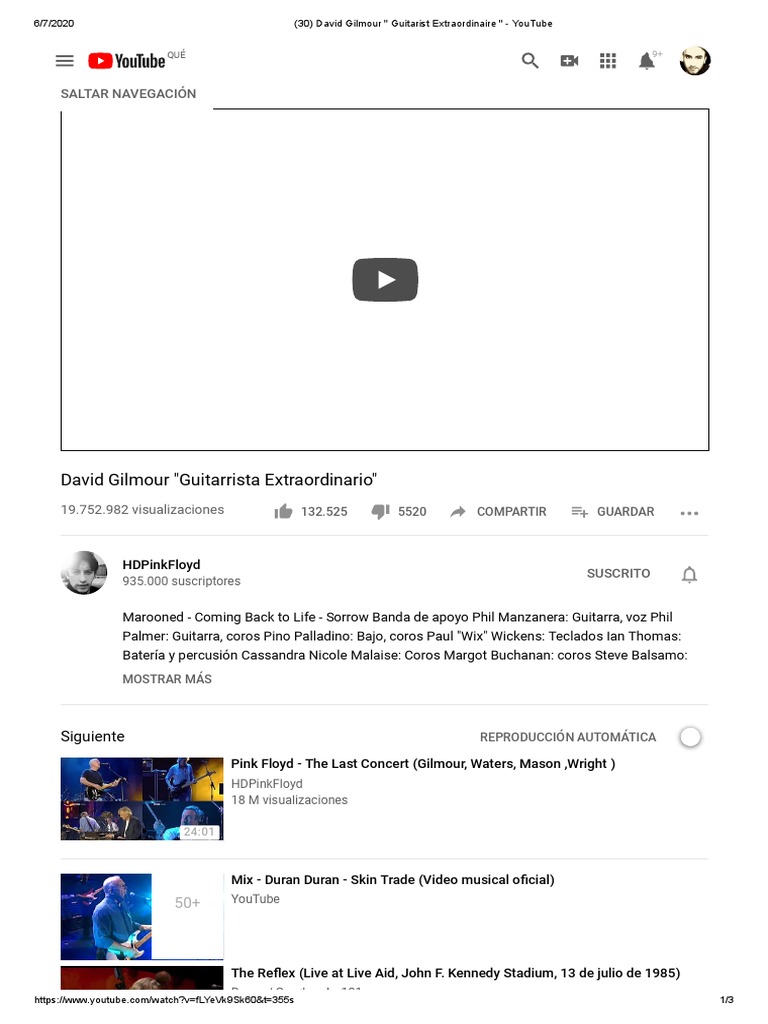 David Gilmour Guitarist Extraordinaire Oxford PDF PDF Músicos