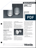 Wide-Lite Spectra VI Commercial Indoor Bulletin 1993