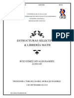 Investigación Estructuras Selectivas $ Librería Math PDF