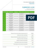 Subredes VLSM para La Dirección IP 192.168.64.0 - 18