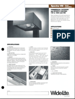 Wide-Lite Spectra VIII Commercial Outdoor Bulletin 1991