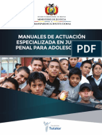 23.- MANUALES DE ACTUACION ESPECIALIZADA EN JUSTICIA PENAL PARA ADOLESCENTES