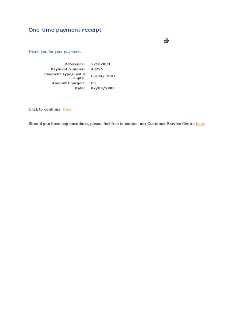 Eflow Receipt | PDF