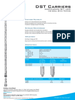 DST Carriers: Micro-Carriers (2ft. Long) For Drill Stem Testing