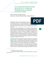 Década de La Educación para El Desarrollo Sostenible O, Mejor, para Un Futuro Sostenible PDF
