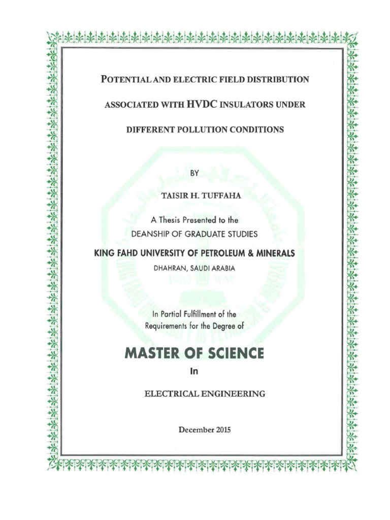 Potential and Electric Field Distribution Associated With HVDC ...