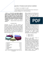 Transformer Diagnostics: Common Used and New Methods