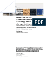 Natural Gas and The Transformation of The U.S. Energy Sector: Electricity