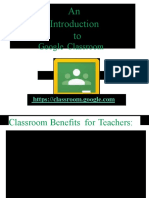 An Introduction To Google Classroom - Presenation