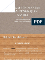 Pendekatan Sastra