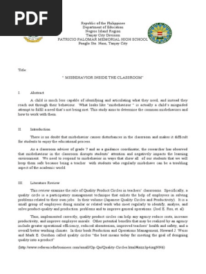 ACTION RESEARCH ON STUDENTS MISBEHAVIOR IN CLASS.docx
