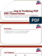 Configuring & Verifying P2P PPP Connections: Khawar Butt Ccie # 12353 (R/S, Security, SP, DC, Voice, Storage & Ccde)