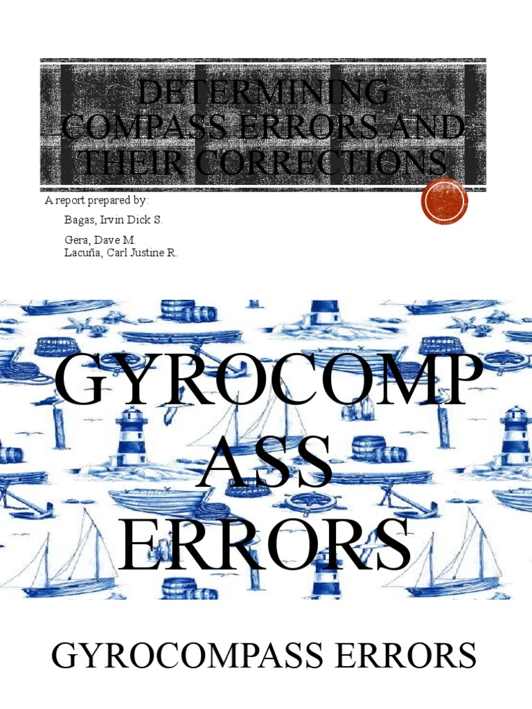 Determining Compass Errors and Their Corrections | PDF | Compass ...