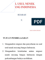 Asal Usul Nenek Moyang Indonesia