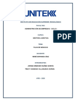 Plan de Negocio - Gestion Logistica - I Ciclo - Turno Noche - UNITEK