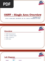 OSPF - Single Area Overview: Khawar Butt Ccie # 12353 (R/S, Security, SP, DC, Voice, Storage & Ccde)