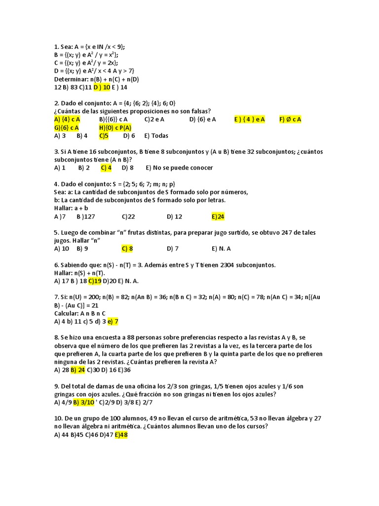 Semana 1 Teoria De Conjuntos Ensenanza De Matematica Science