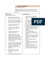 Stage 1-Desired Results: Established Goals: (Standards-Include All Unit Standards)